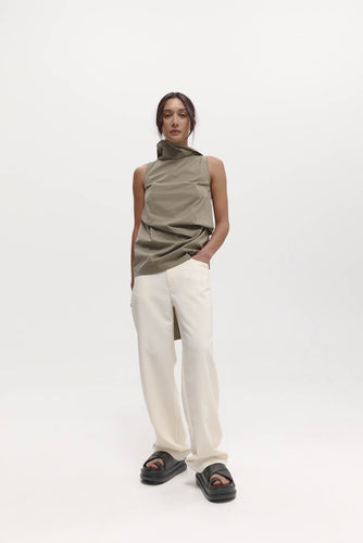 Harris Tapper Dean Trouser - Cream Hyde Boutique