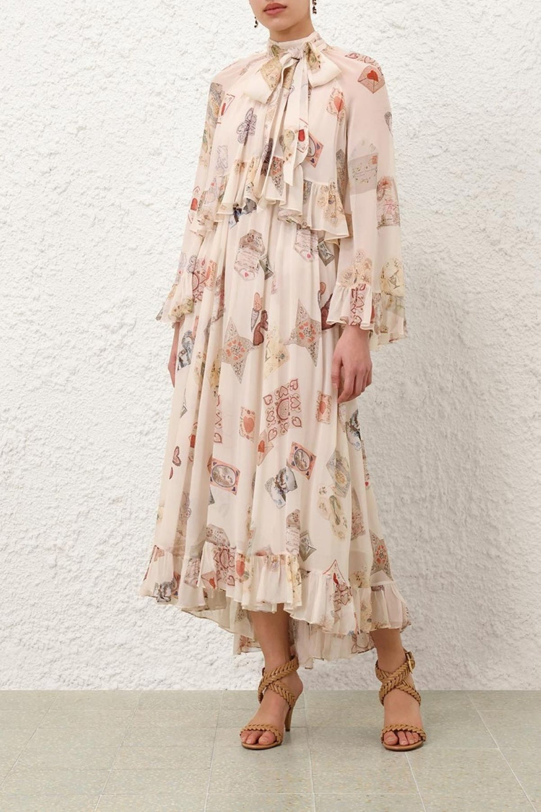 Zimmermann Hypnotic Flutter Dress - Cream Love Letter Hyde Boutique