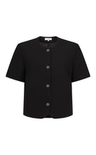 Load image into Gallery viewer, Harris Tapper Short Sleeve Tilmens Jacket - Black  Hyde Boutique   
