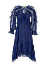 Load image into Gallery viewer, Trelise Cooper Frill At Ease Dress - Navy  Hyde Boutique   
