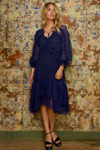 Load image into Gallery viewer, Trelise Cooper Frill At Ease Dress - Navy  Hyde Boutique   
