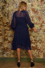 Load image into Gallery viewer, Trelise Cooper Frill At Ease Dress - Navy  Hyde Boutique   
