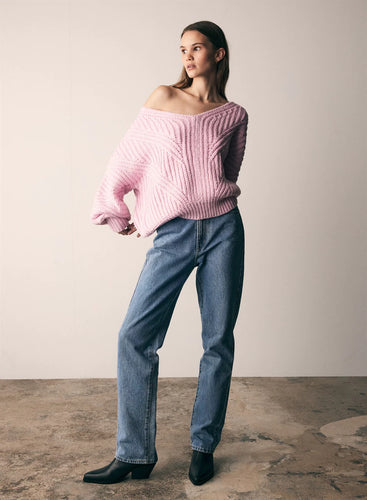 Esmaee Radiance Sweater - Petal  Hyde Boutique   