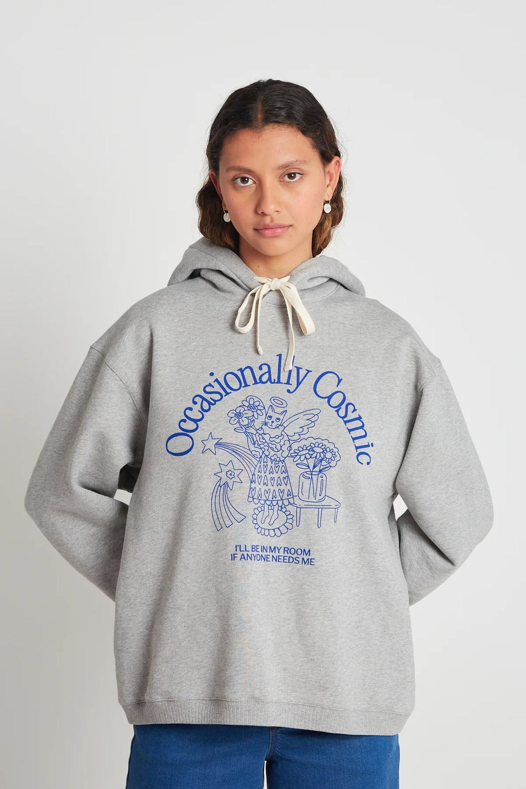 Twenty-Seven Names The Sky’s The Limit Hoodie - Grey Marle  Hyde Boutique   
