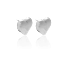 Load image into Gallery viewer, Silk &amp; Steel Valentina Stud Earring - Silver  Hyde Boutique   
