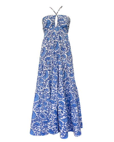 Jessica Flora All Or Nothing Dress- Hamptons Blue  Hyde Boutique   
