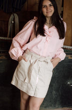 Load image into Gallery viewer, Jessica Flora Into The Wild Mini Skirt - Ivory  Hyde Boutique   
