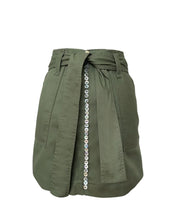 Load image into Gallery viewer, Jessica Flora Into The Wild Mini Skirt - Moss  Hyde Boutique   
