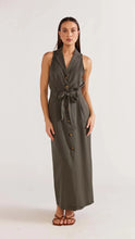 Load image into Gallery viewer, Staple The Label Kendi Midi Dress - Khaki Dress Hyde Boutique   

