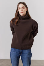 Load image into Gallery viewer, Laing Nico Oversized Sweater – Chocolate  Hyde Boutique   
