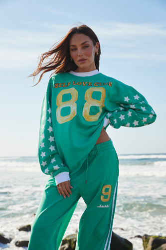 Sabbi The Diego Jumper - You Cute Green Arriving First Week June Hyde Boutique