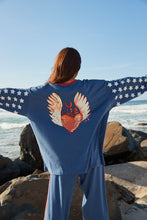 Load image into Gallery viewer, Sabbi The You Cute Long Sleeve Tee - Blue Arriving First Week June Hyde Boutique

