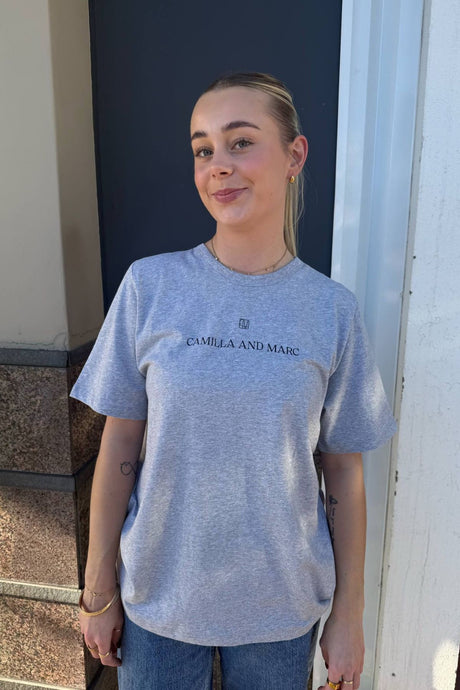 Camilla and Marc Grayson Tee - Grey Marle Hyde Boutique