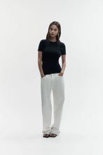 Load image into Gallery viewer, Rebe Ribbed T-Shirt - Black | Coming Soon
