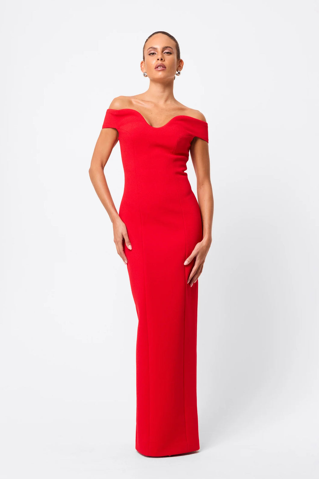 Mossman Modernist Maxi Dress - Red