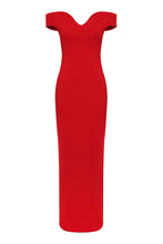 Load image into Gallery viewer, Mossman Modernist Maxi Dress - Red
