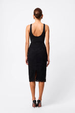 Load image into Gallery viewer, Mossman Laced In Love Pencil Skirt - Black
