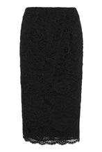 Load image into Gallery viewer, Mossman Laced In Love Pencil Skirt - Black
