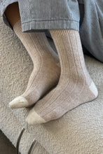 Load image into Gallery viewer, Le Bon Shoppe Cashmere Socks - Fawn
