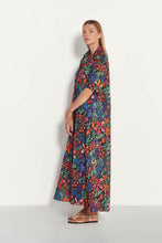 Load image into Gallery viewer, Juliette Hogan Isle Shirtdress - Black Bouquet Cotton  Hyde Boutique   
