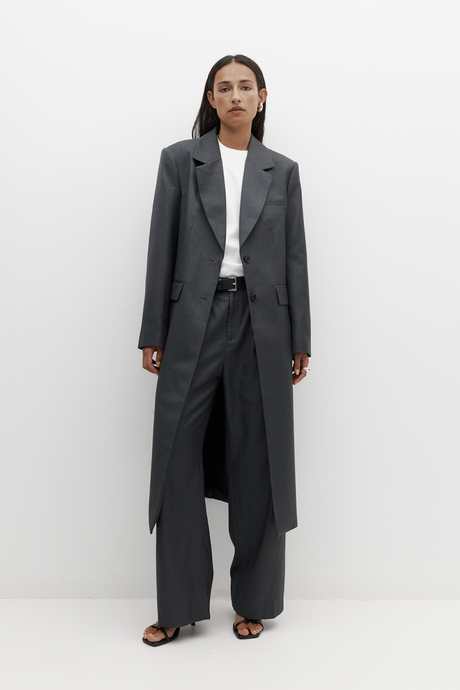 Rebe Icon Coat - Charcoal Hyde Boutique
