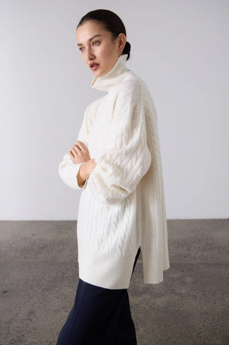 Laing Slouchy Cable Knit - Cream | PRE ORDER ARRIVING 29th APRIL Hyde Boutique