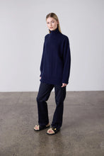 Load image into Gallery viewer, Laing Slouchy Cable Knit - Navy | PRE ORDER ARRIVING 29th APRIL Hyde Boutique
