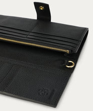 Load image into Gallery viewer, Deadly Ponies Flip and Snap Wallet Maxi - Black Wallet Deadly Ponies   
