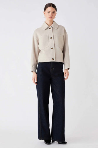 Esmaee Stopover Jacket - Cream Chevron Hyde Boutique