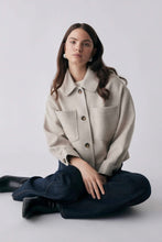 Load image into Gallery viewer, Esmaee Stopover Jacket - Cream Chevron Hyde Boutique
