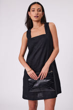 Load image into Gallery viewer, Marlow Iris Square Neck Dress - Black  Hyde Boutique   
