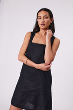 Load image into Gallery viewer, Marlow Iris Square Neck Dress - Black  Hyde Boutique   
