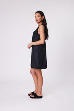 Load image into Gallery viewer, Marlow Iris Square Neck Dress - Black  Hyde Boutique   
