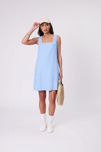 Load image into Gallery viewer, Marlow Iris Square Neck Dress - Cornflower  Hyde Boutique   
