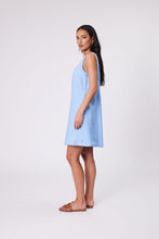 Load image into Gallery viewer, Marlow Iris Square Neck Dress - Cornflower  Hyde Boutique   
