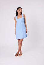 Load image into Gallery viewer, Marlow Iris Square Neck Dress - Cornflower  Hyde Boutique   
