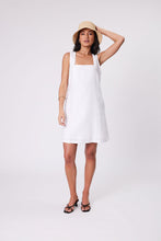 Load image into Gallery viewer, Marlow Iris Square Neck Dress - White  Hyde Boutique   
