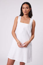 Load image into Gallery viewer, Marlow Iris Square Neck Dress - White  Hyde Boutique   
