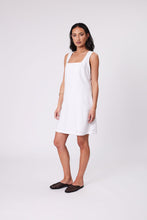 Load image into Gallery viewer, Marlow Iris Square Neck Dress - White  Hyde Boutique   
