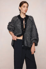 Load image into Gallery viewer, Marle Jasper Cardigan - Black/Greige
