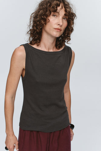 Marle Jill Singlet - Charcoal Hyde Boutique
