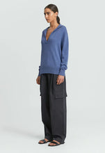 Load image into Gallery viewer, Jac + Jack Rugger Sweater - Vintage Denim
