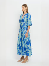 Load image into Gallery viewer, Kivari Juniper Maxi Dress - Colbalt Blue/Green Hyde Boutique
