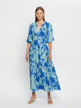 Load image into Gallery viewer, Kivari Juniper Maxi Dress - Colbalt Blue/Green Hyde Boutique

