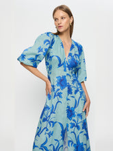 Load image into Gallery viewer, Kivari Juniper Maxi Dress - Colbalt Blue/Green Hyde Boutique
