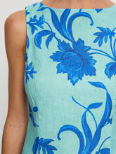 Load image into Gallery viewer, Kivari Juniper Mini Dress - Cobalt Blue/Green Hyde Boutique
