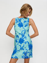 Load image into Gallery viewer, Kivari Juniper Mini Dress - Cobalt Blue/Green Hyde Boutique
