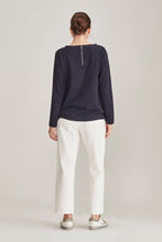 Load image into Gallery viewer, Sills + Co Kasko Zip Boatneck - French Navy  Hyde Boutique   

