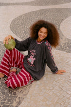 Load image into Gallery viewer, Kinga Csilla Good Luck Roses Tee - Multi Hyde Boutique
