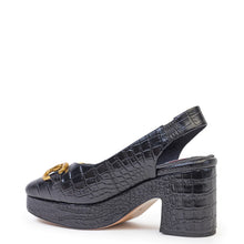 Load image into Gallery viewer, Kathryn Wilson Arielle Slingback - Black Croc  Hyde Boutique   
